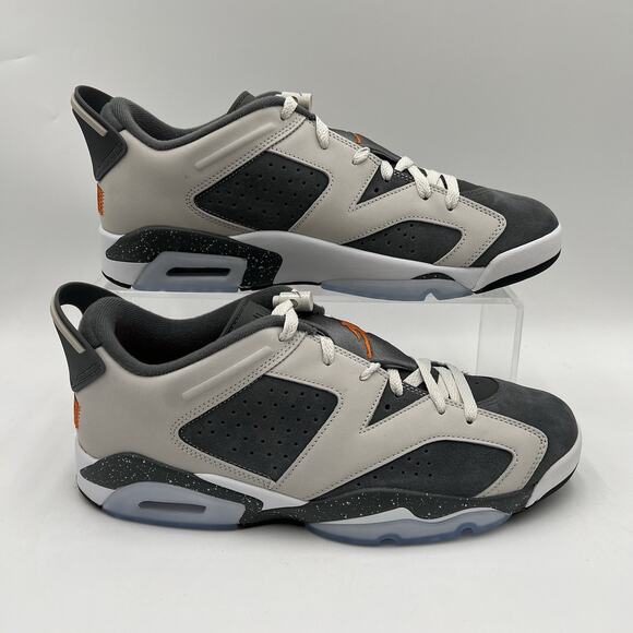 Mens Size 13 Air Jordan 6 Retro Low PSG Light Bone Magma Orange DZ4133 008 - Picture 1 of 5